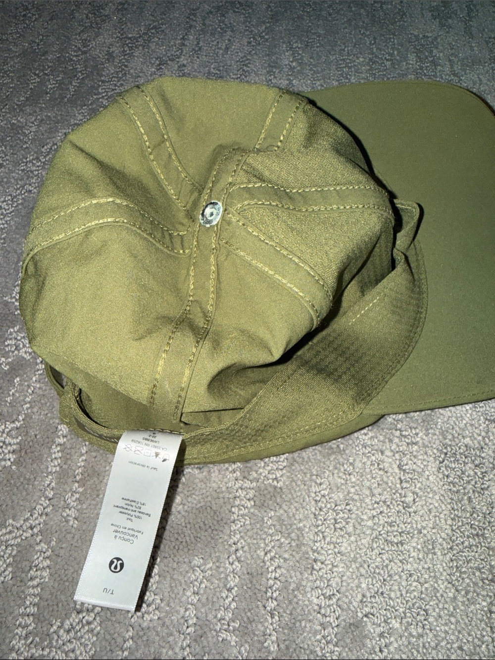 Lululemon Olive Green Baseball Cap - Picture 8 of 9